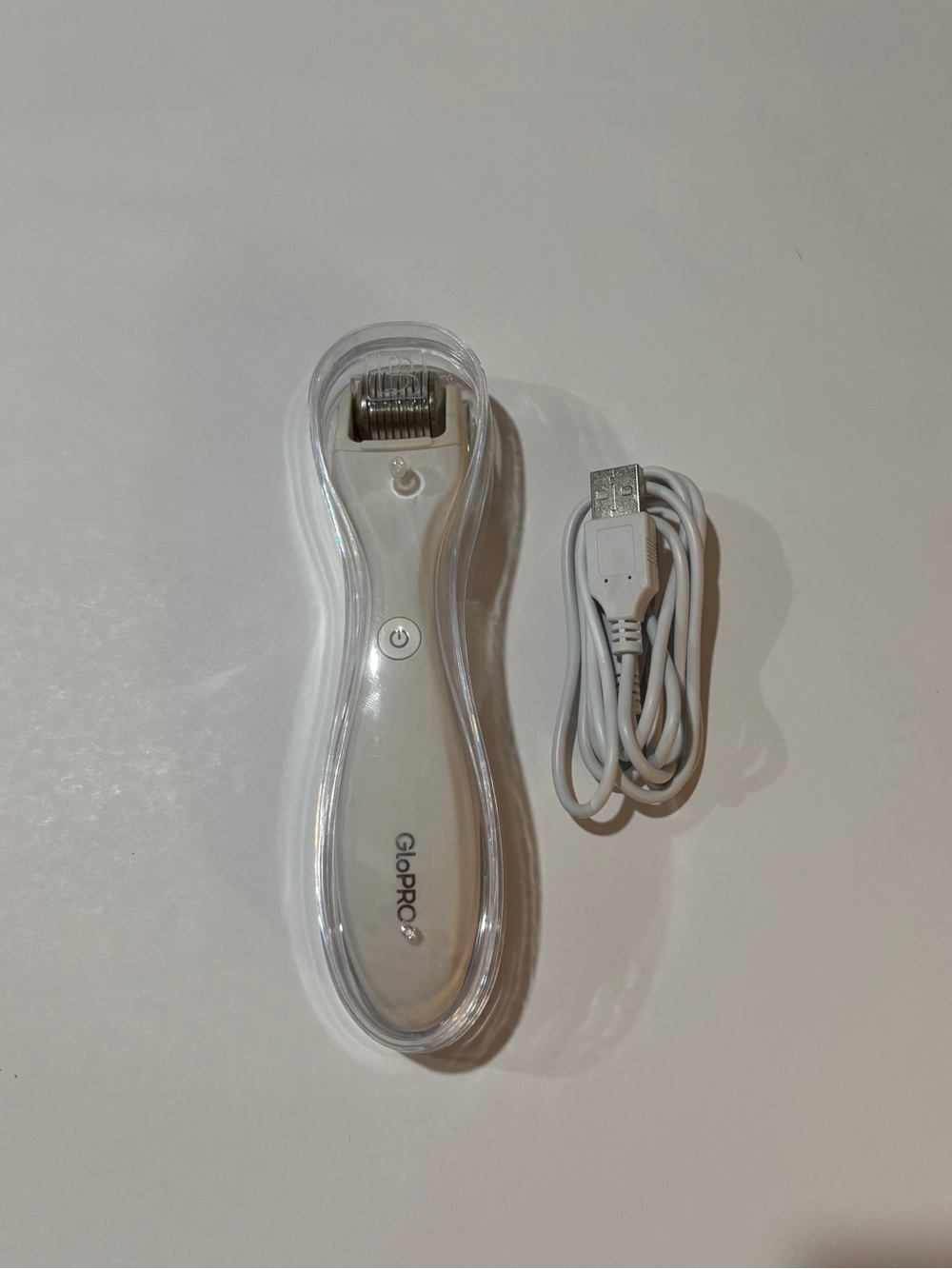GloPro White Microneedling At-Home  Device with USB Cable